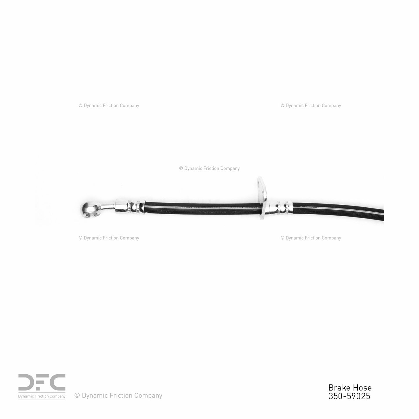 Connector View of Front Right Brake Hydraulic Hose DYNAMIC 350-59025