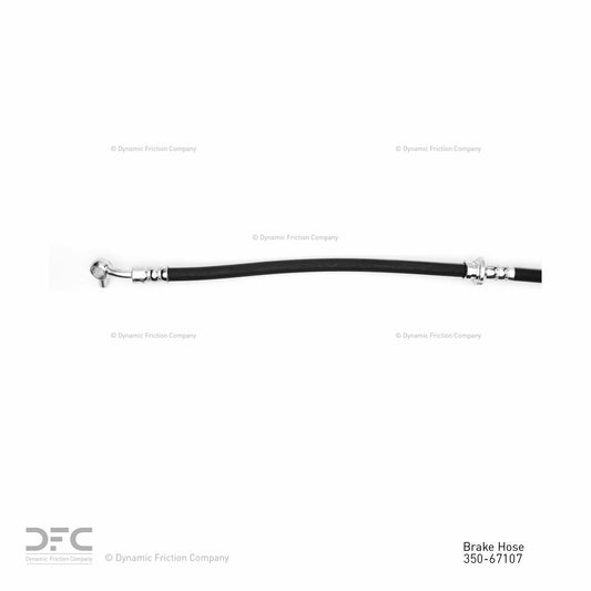 Connector View of Front Right Brake Hydraulic Hose DYNAMIC 350-67107