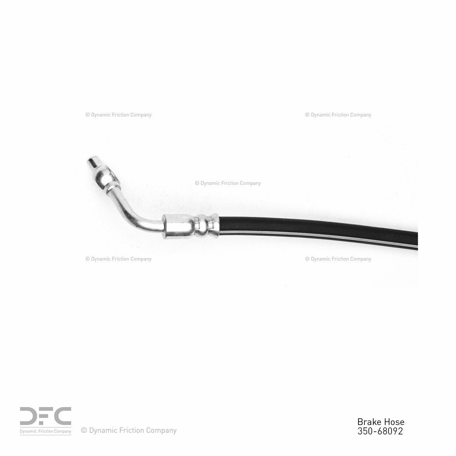 Connector View of Rear Left Brake Hydraulic Hose DYNAMIC 350-68092