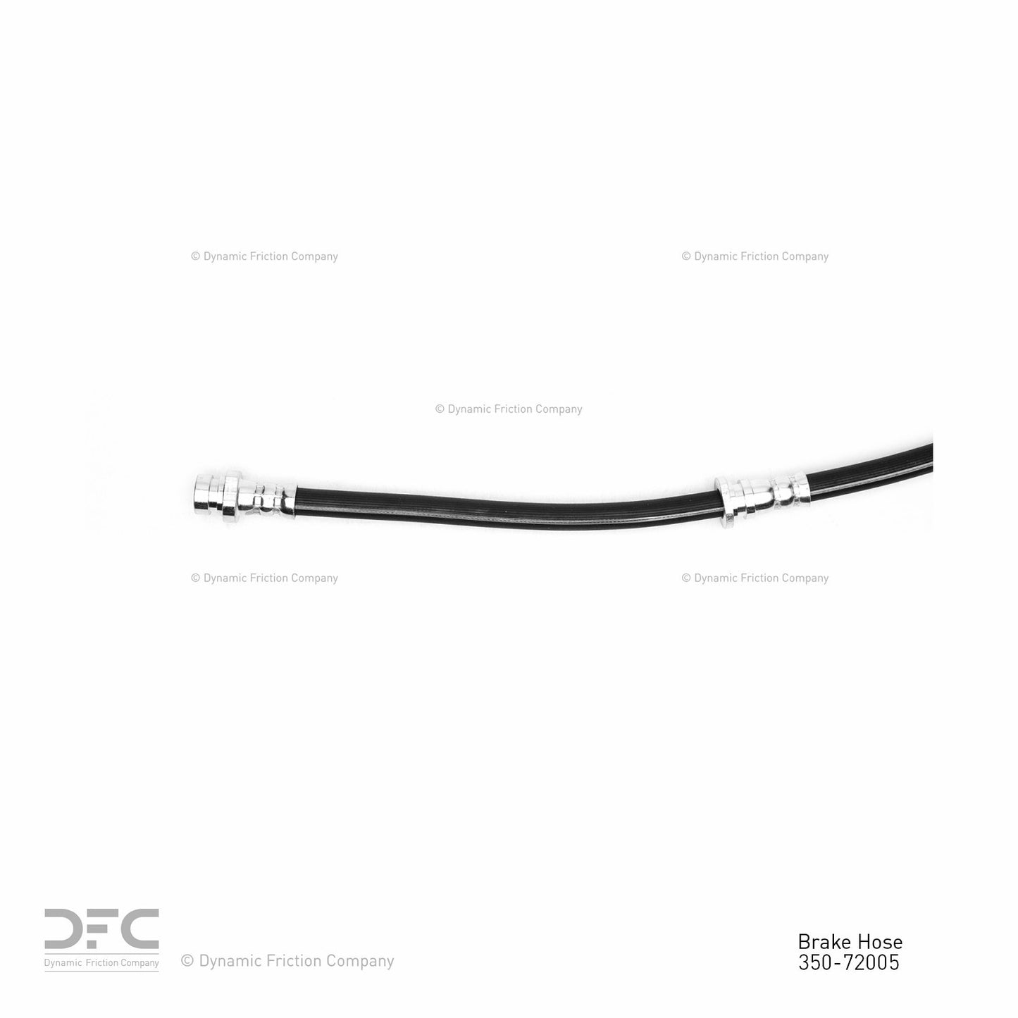 Connector View of Front Brake Hydraulic Hose DYNAMIC 350-72005