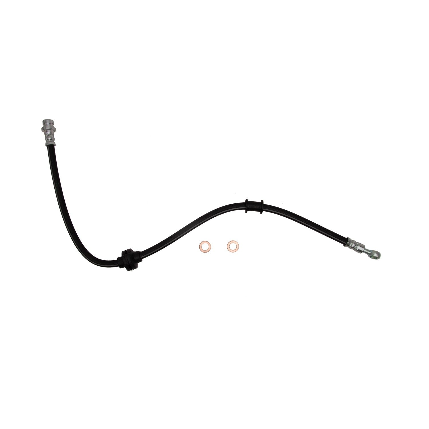 Front View of Front Right Brake Hydraulic Hose DYNAMIC 350-72043