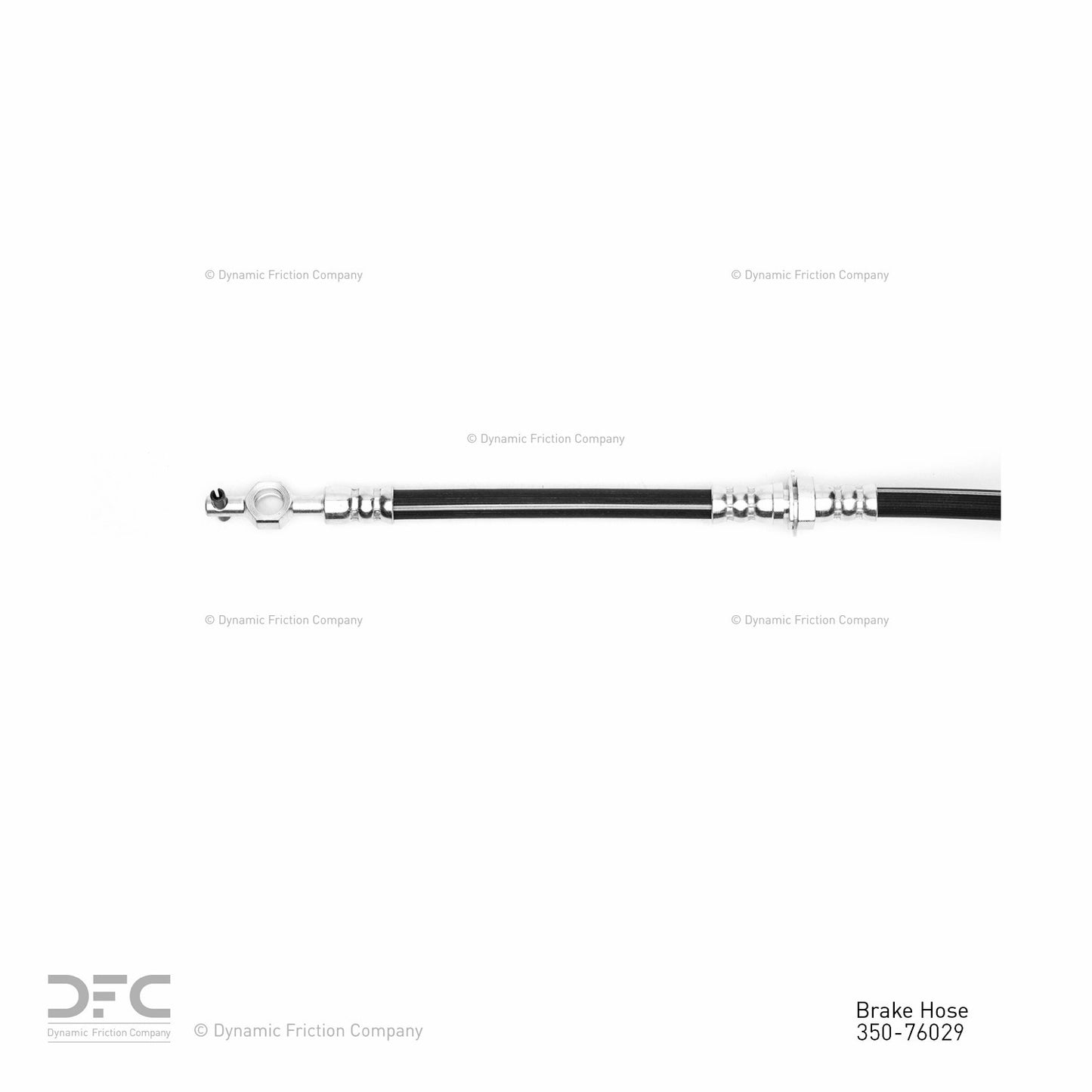 Connector View of Front Brake Hydraulic Hose DYNAMIC 350-76029