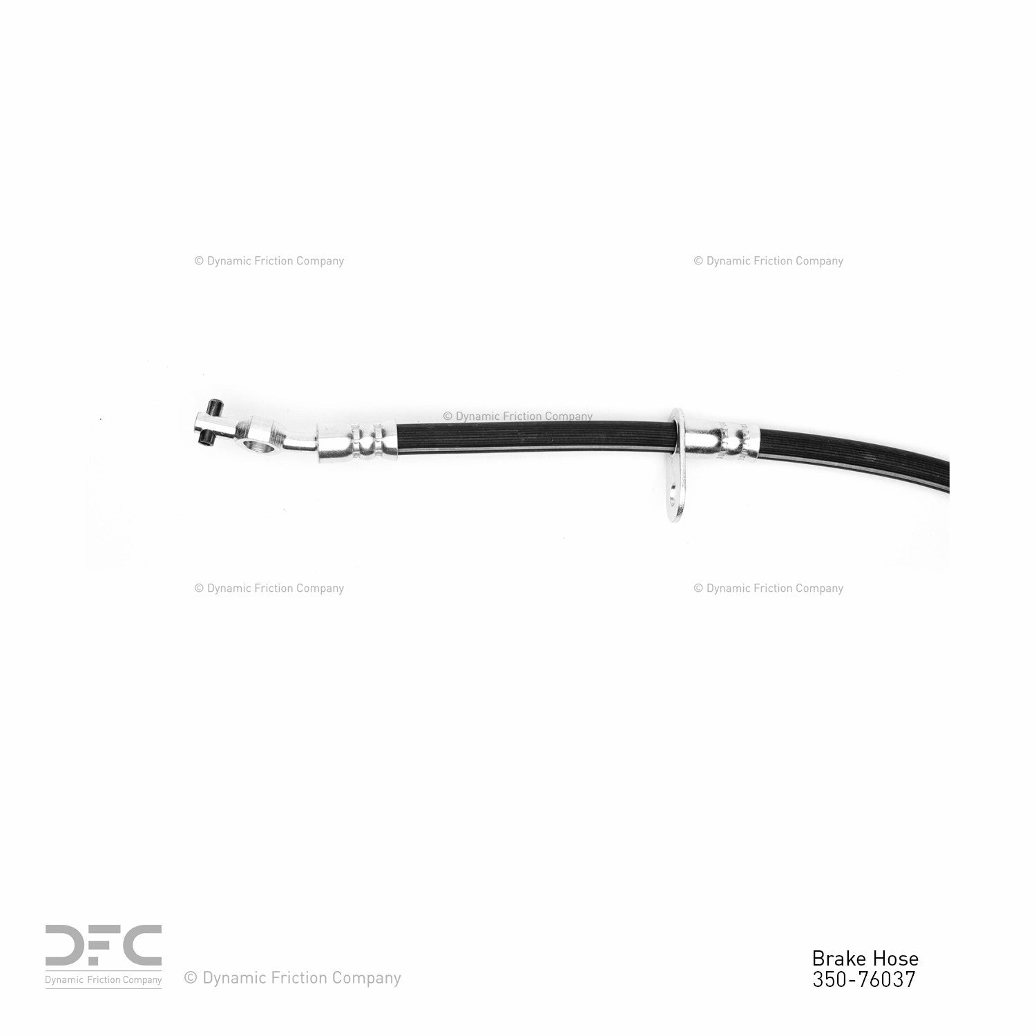 Connector View of Front Right Brake Hydraulic Hose DYNAMIC 350-76037