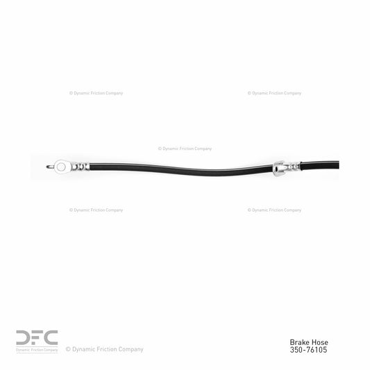 Connector View of Front Right Brake Hydraulic Hose DYNAMIC 350-76105