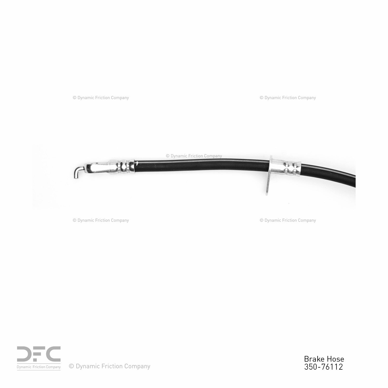 Connector View of Front Right Brake Hydraulic Hose DYNAMIC 350-76112