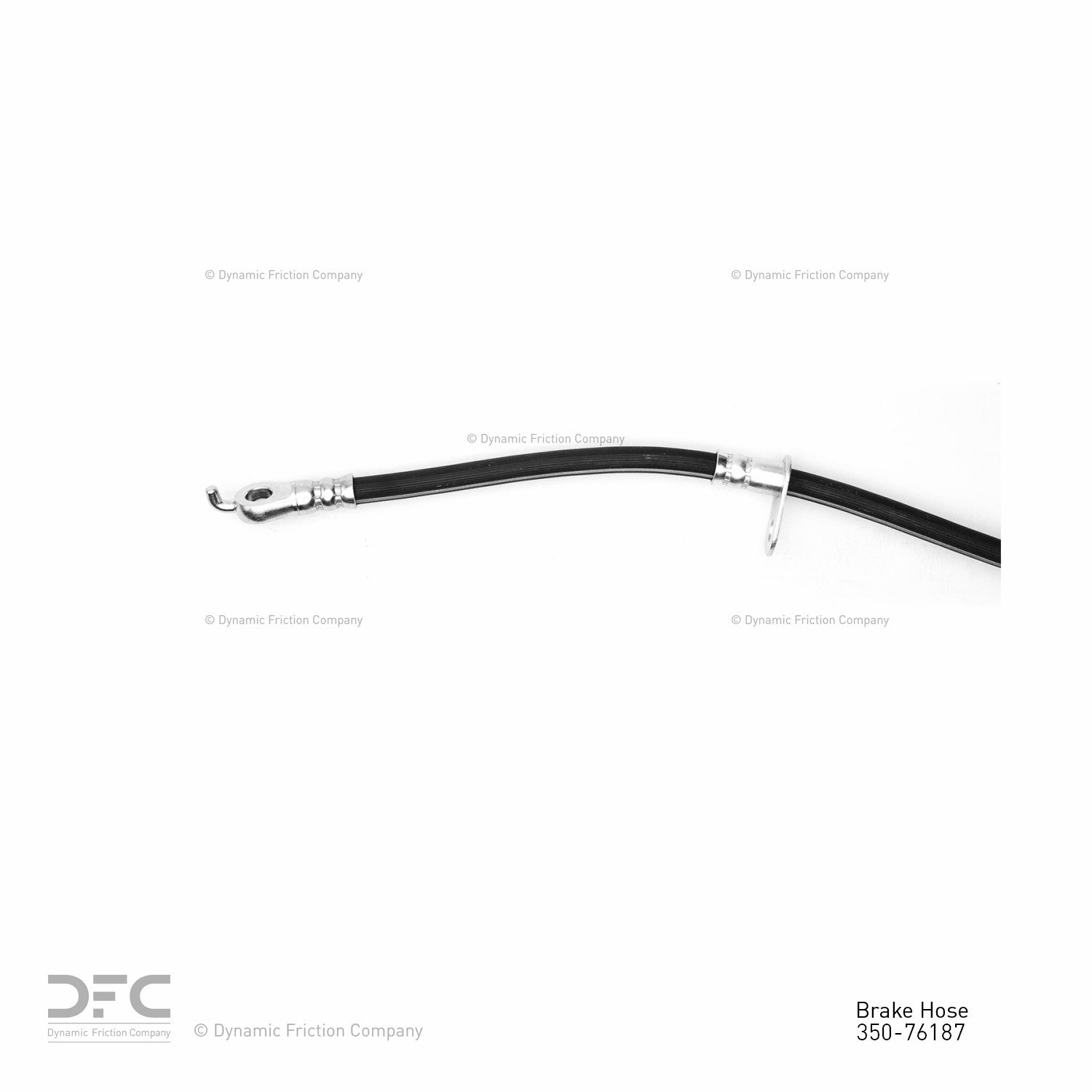 Connector View of Rear Left Brake Hydraulic Hose DYNAMIC 350-76187