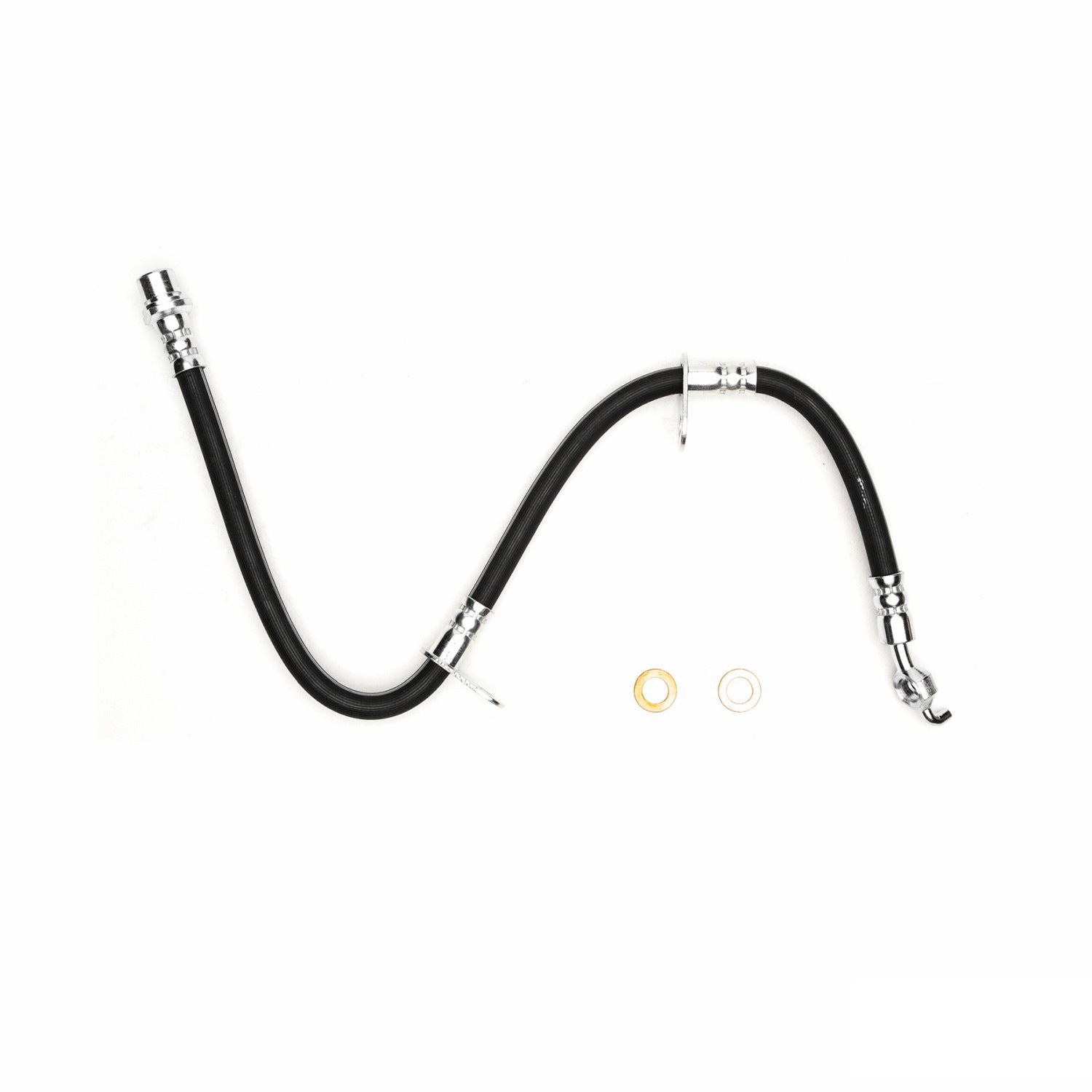 Front View of Rear Brake Hydraulic Hose DYNAMIC 350-76251