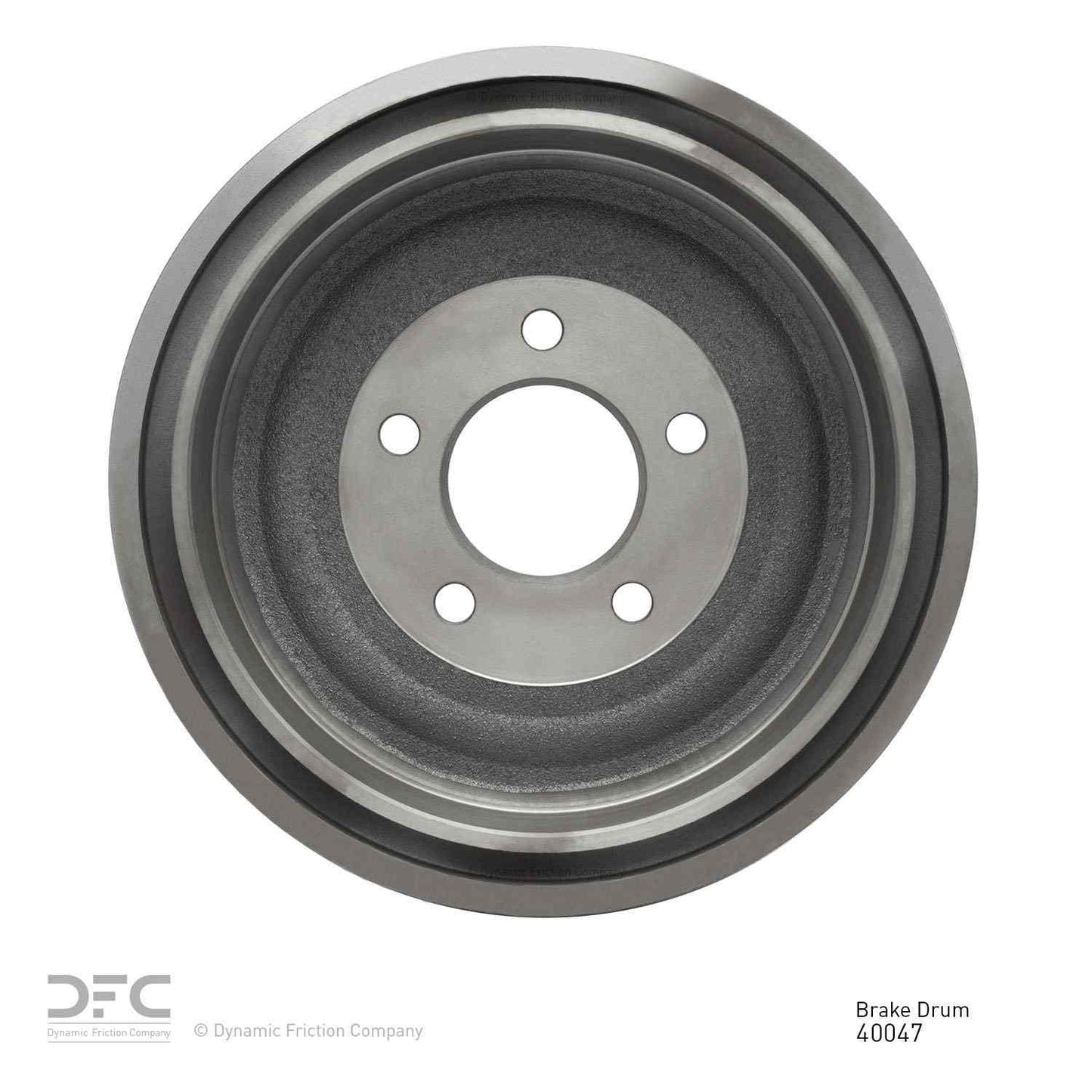 Back View of Rear Brake Drum DYNAMIC 365-40047