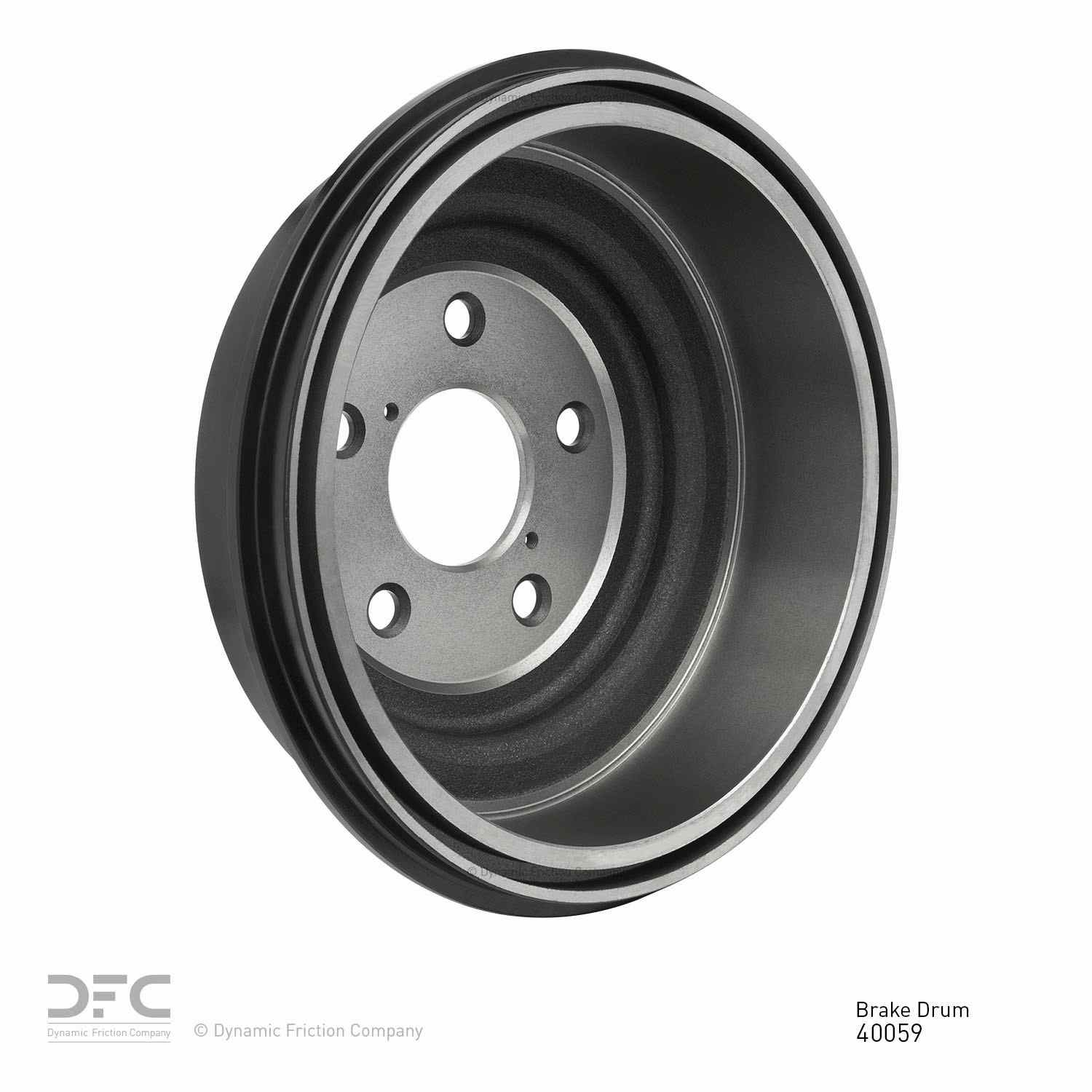 Right View of Rear Brake Drum DYNAMIC 365-40059