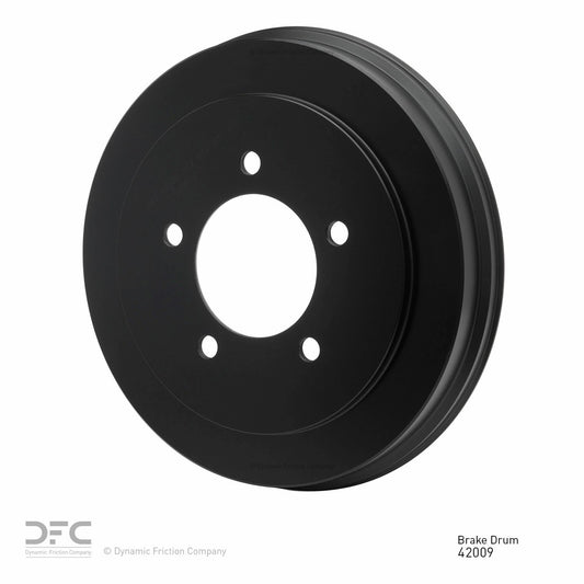 Angle View of Rear Brake Drum DYNAMIC 365-42009