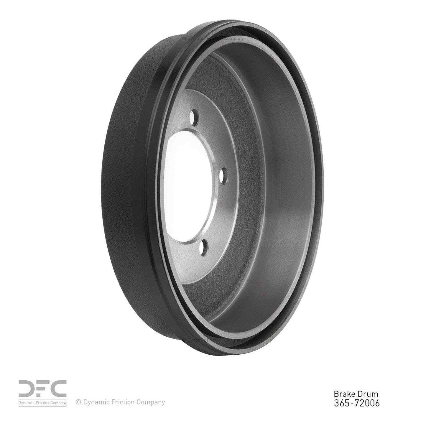 Right View of Rear Brake Drum DYNAMIC 365-72006