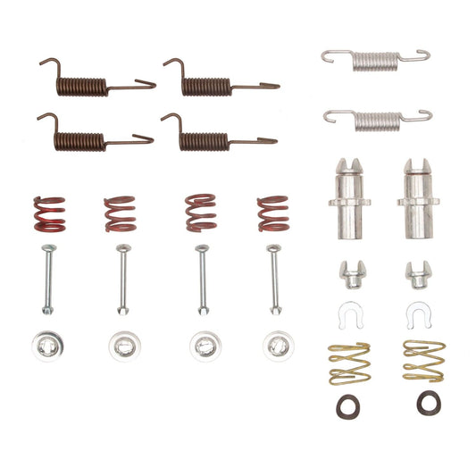 Side View of Rear Parking Brake Hardware Kit DYNAMIC 370-67028