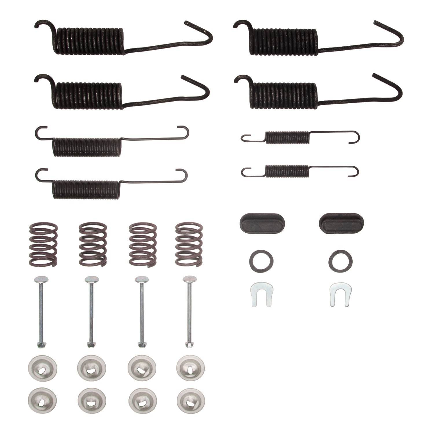 Side View of Rear Drum Brake Hardware Kit DYNAMIC 370-76000