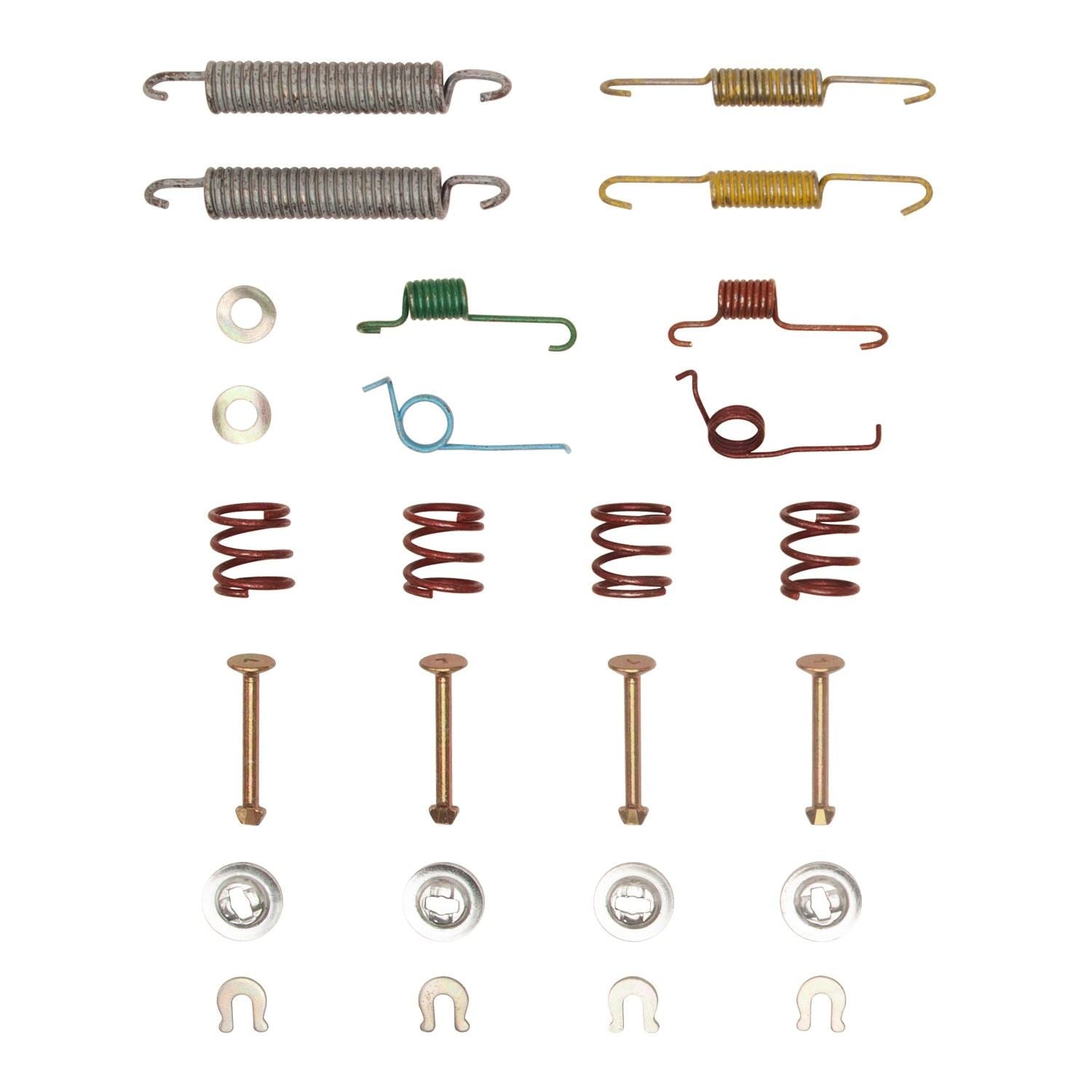 Side View of Rear Drum Brake Hardware Kit DYNAMIC 370-76013