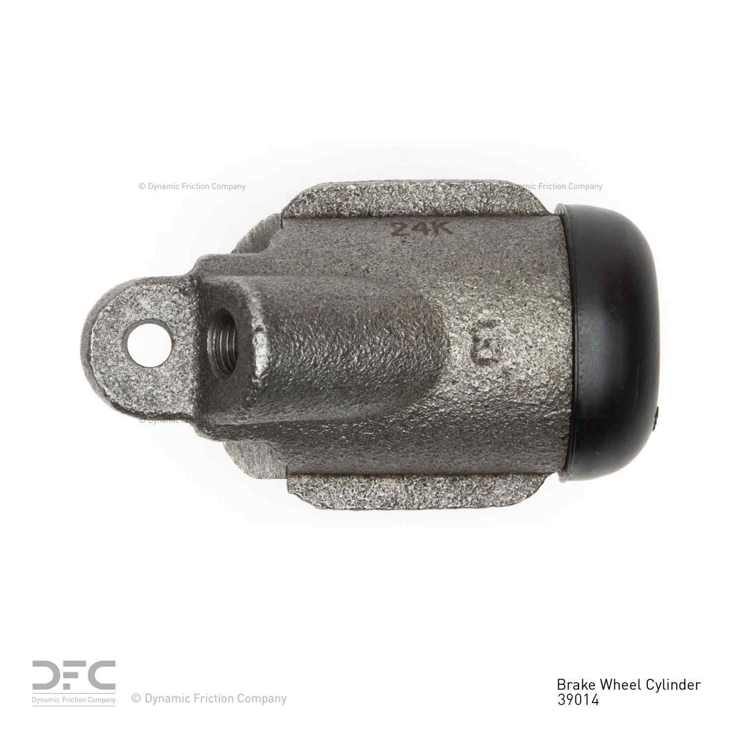 Front View of Front Right Drum Brake Wheel Cylinder DYNAMIC 375-39014