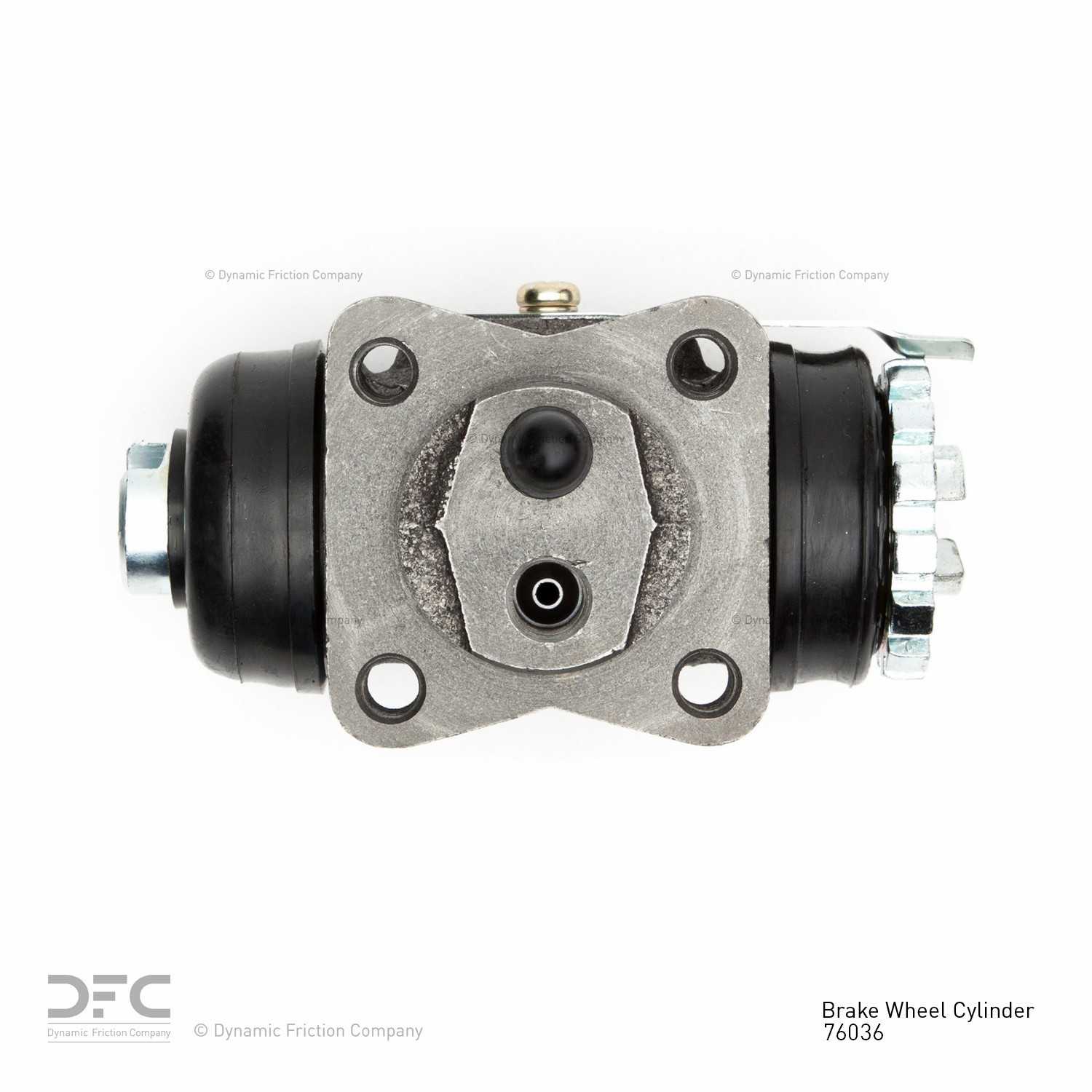 Back View of Rear Right Drum Brake Wheel Cylinder DYNAMIC 375-76036