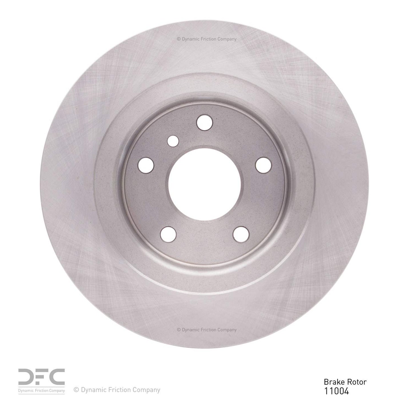 Back View of Rear Disc Brake Rotor DYNAMIC 600-11004