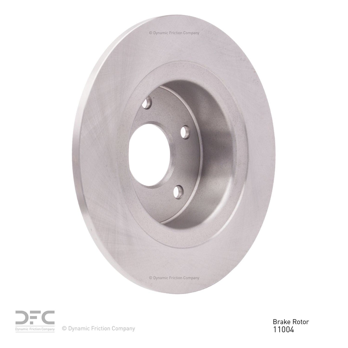 Right View of Rear Disc Brake Rotor DYNAMIC 600-11004