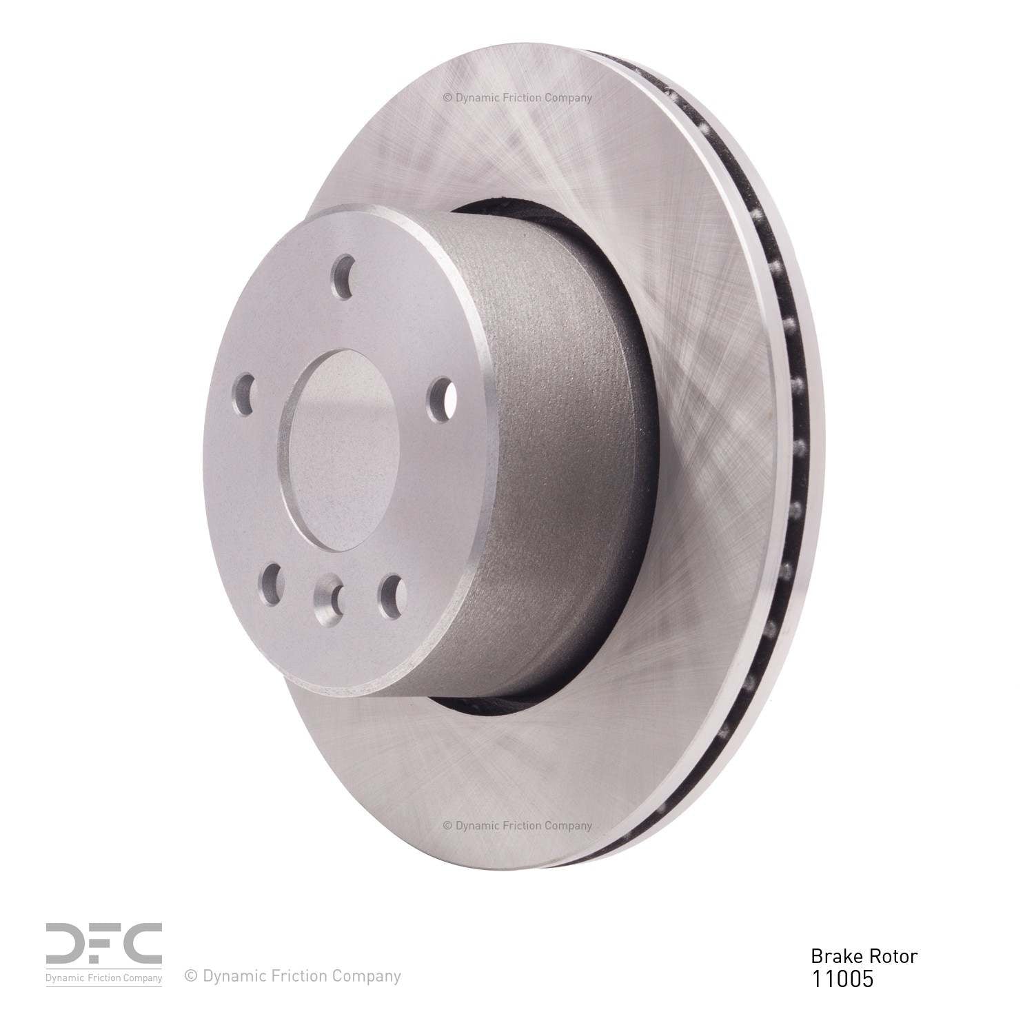 Angle View of Front Disc Brake Rotor DYNAMIC 600-11005