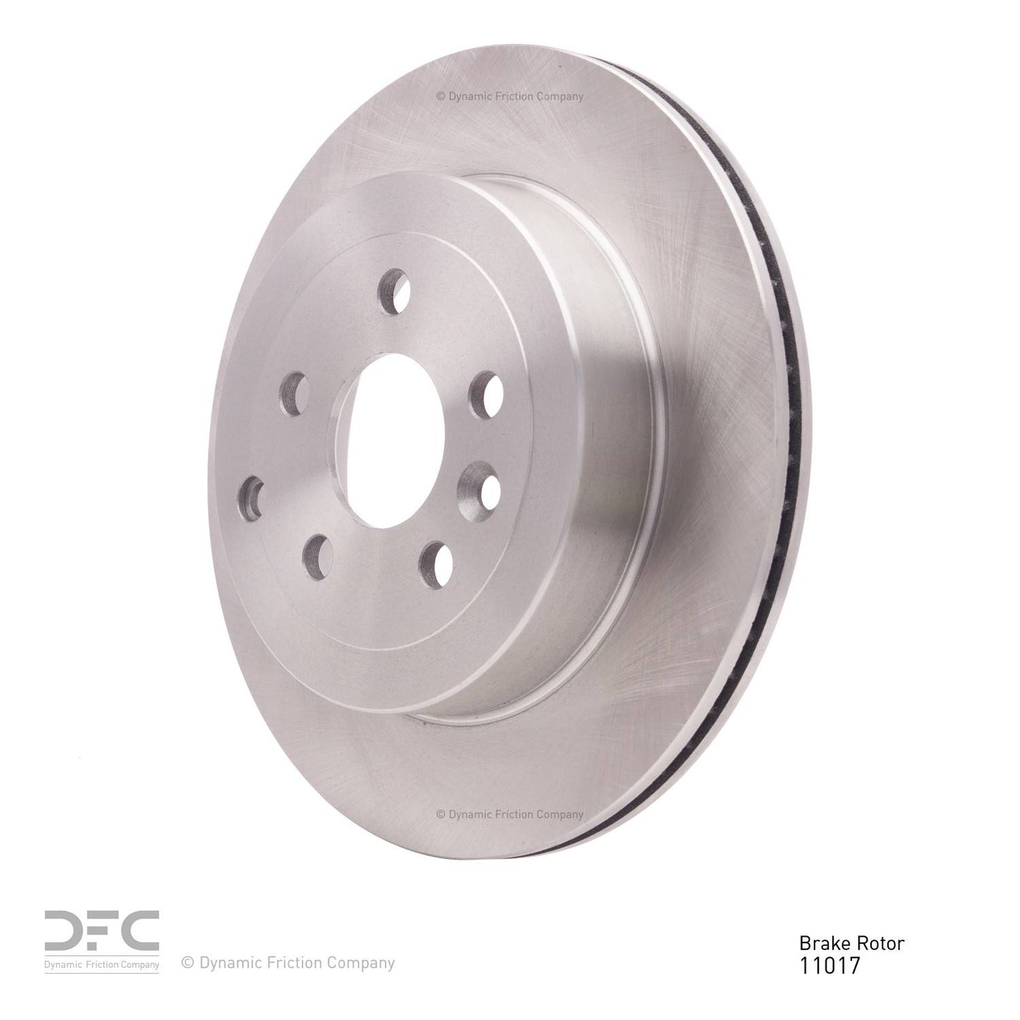 Angle View of Rear Disc Brake Rotor DYNAMIC 600-11017