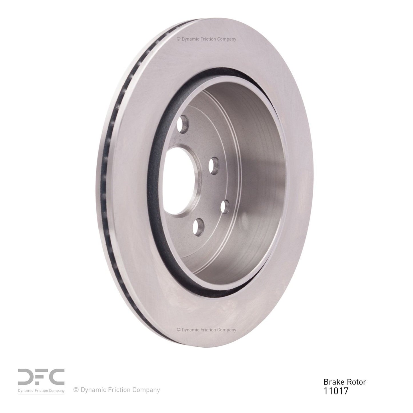 Right View of Rear Disc Brake Rotor DYNAMIC 600-11017