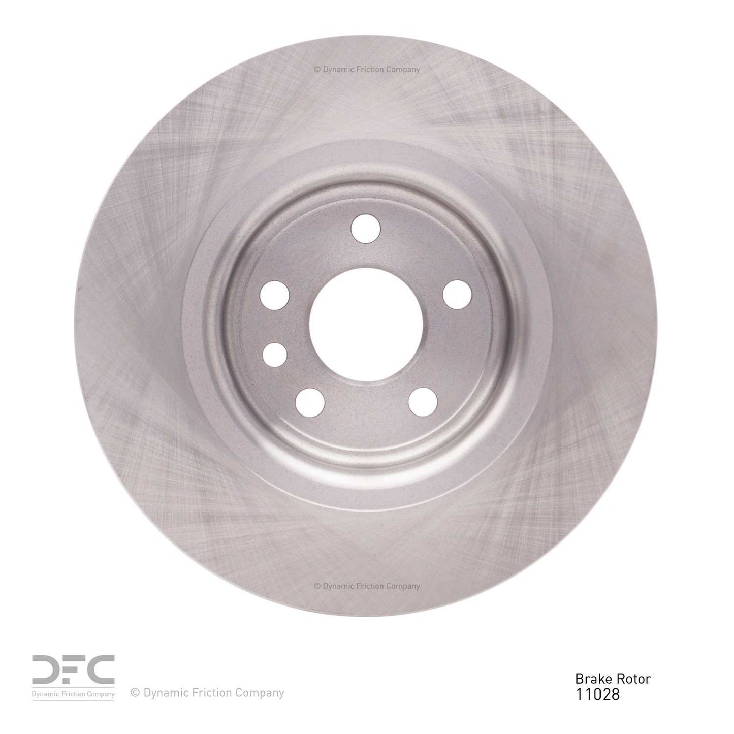 Back View of Rear Disc Brake Rotor DYNAMIC 600-11028