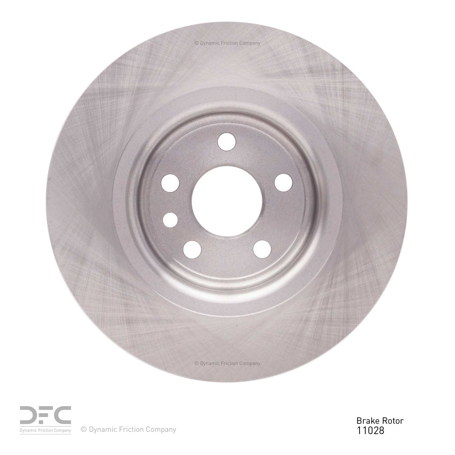 Back View of Rear Disc Brake Rotor DYNAMIC 600-11028