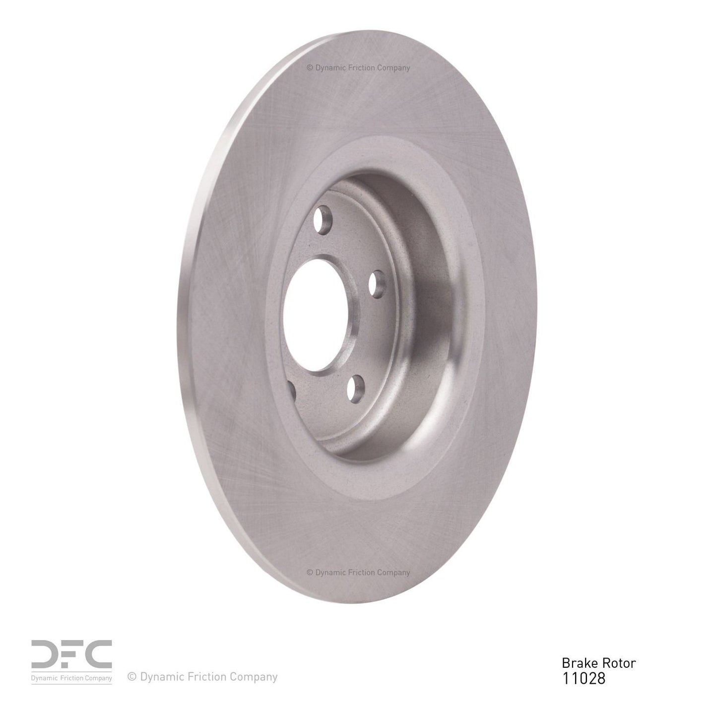 Right View of Rear Disc Brake Rotor DYNAMIC 600-11028