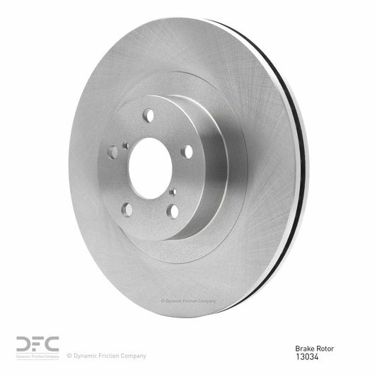 Angle View of Front Disc Brake Rotor DYNAMIC 600-13034