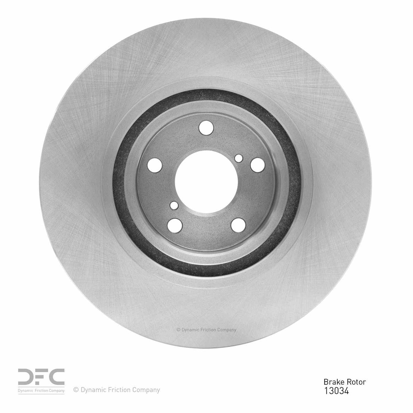 Back View of Front Disc Brake Rotor DYNAMIC 600-13034