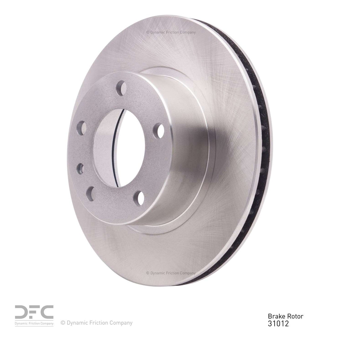 Angle View of Front Disc Brake Rotor DYNAMIC 600-31012