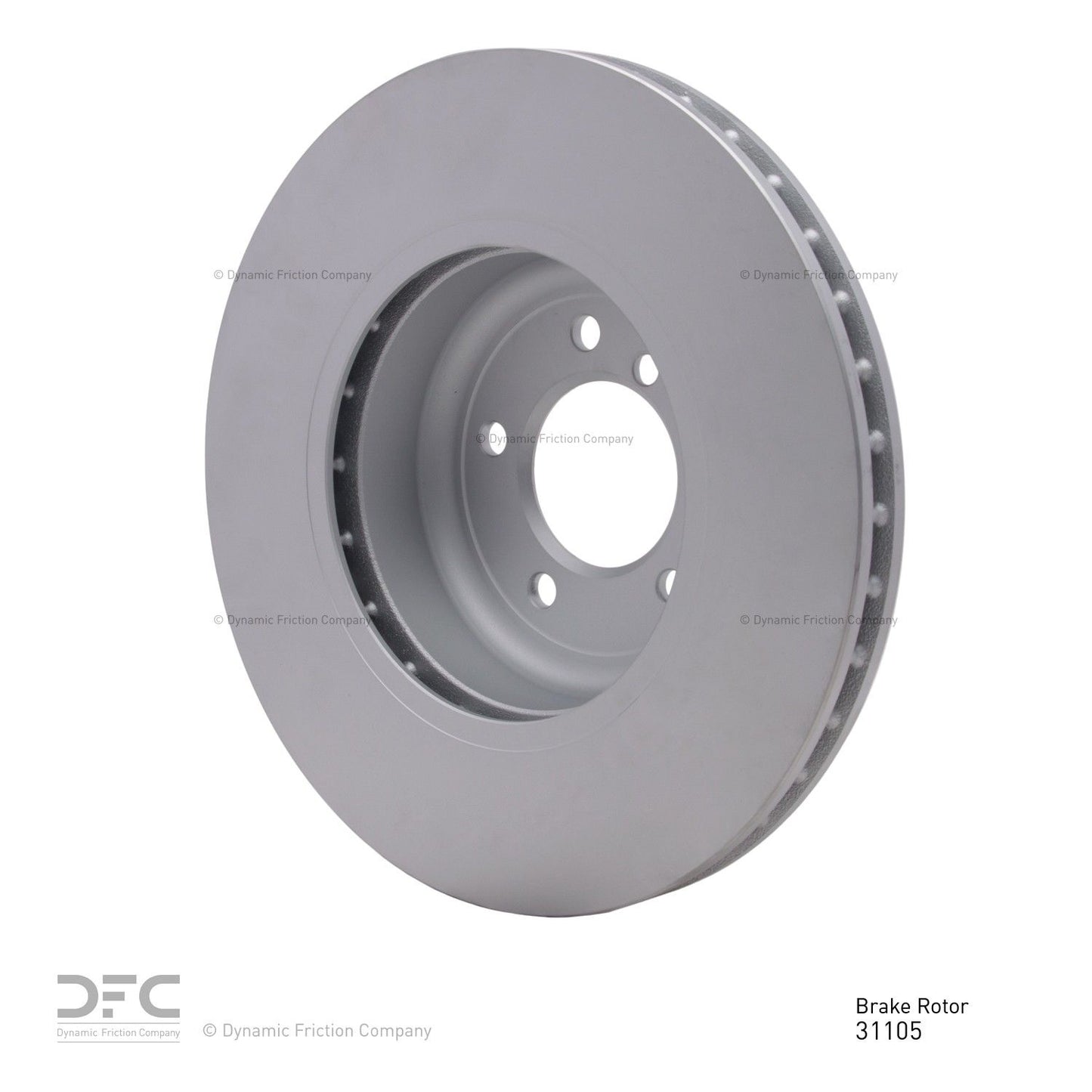 Right View of Front Disc Brake Rotor DYNAMIC 600-31105