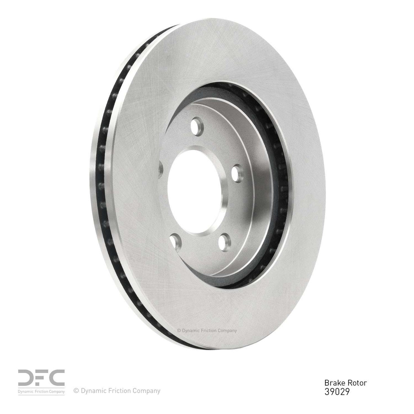 Right View of Front Disc Brake Rotor DYNAMIC 600-39029