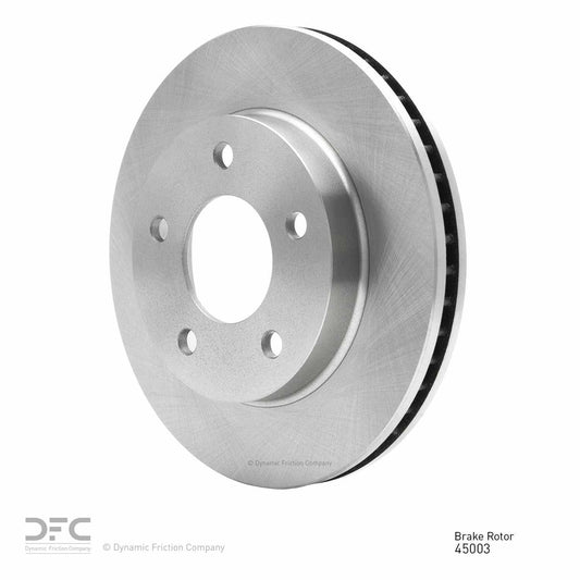 Angle View of Front Disc Brake Rotor DYNAMIC 600-45003