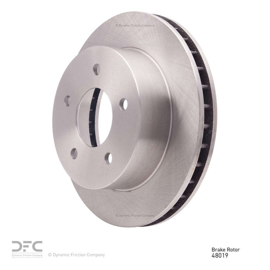 Angle View of Front Disc Brake Rotor DYNAMIC 600-48019