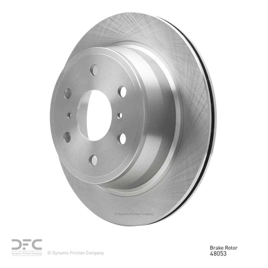 Angle View of Rear Disc Brake Rotor DYNAMIC 600-48053