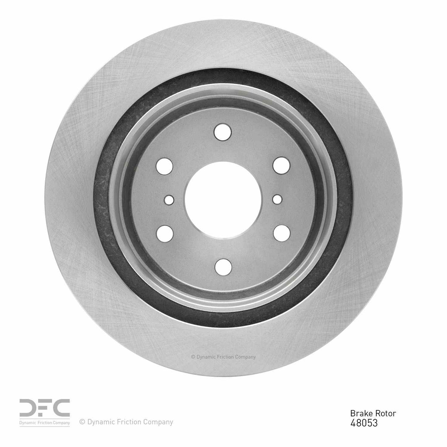 Back View of Rear Disc Brake Rotor DYNAMIC 600-48053