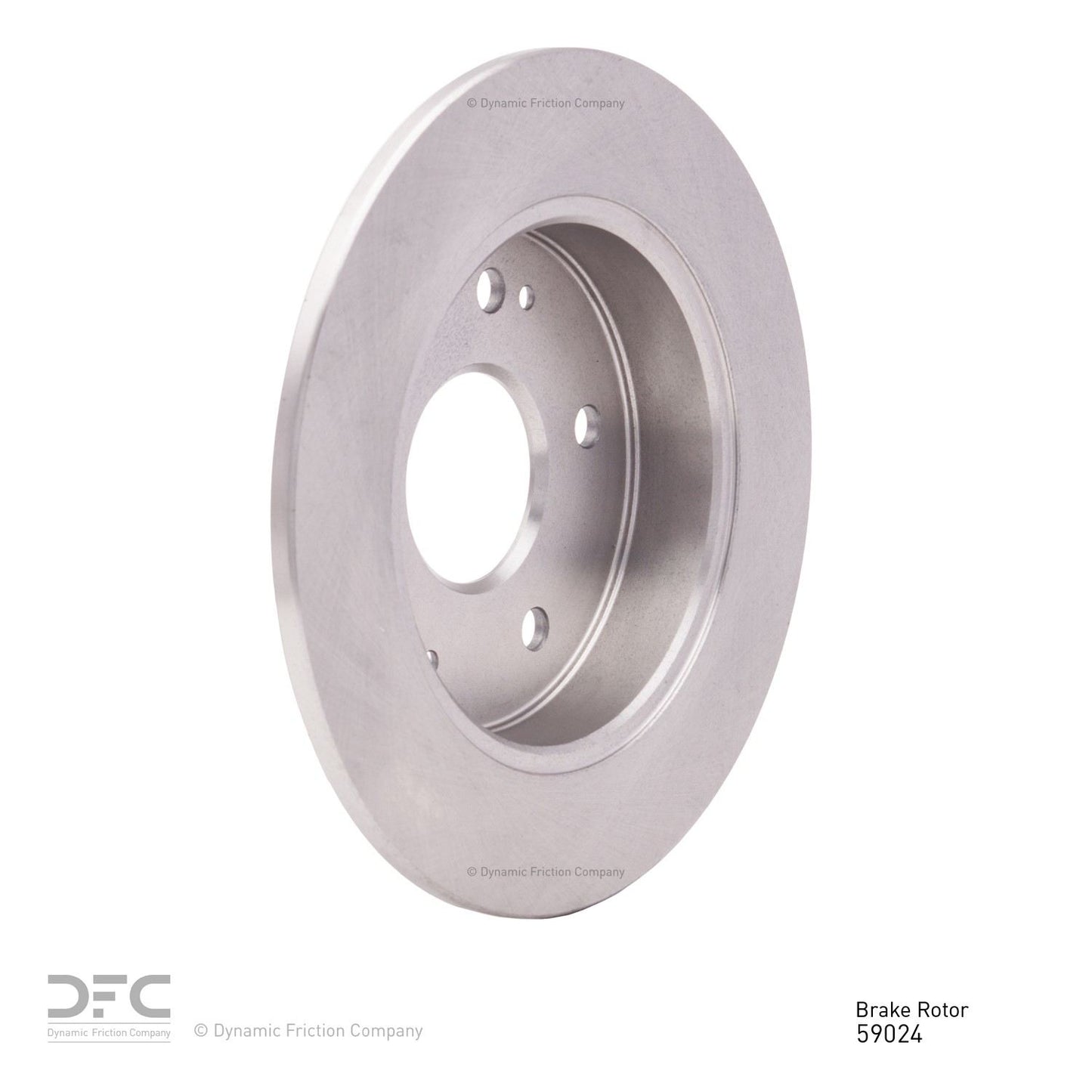 Right View of Rear Disc Brake Rotor DYNAMIC 600-59024