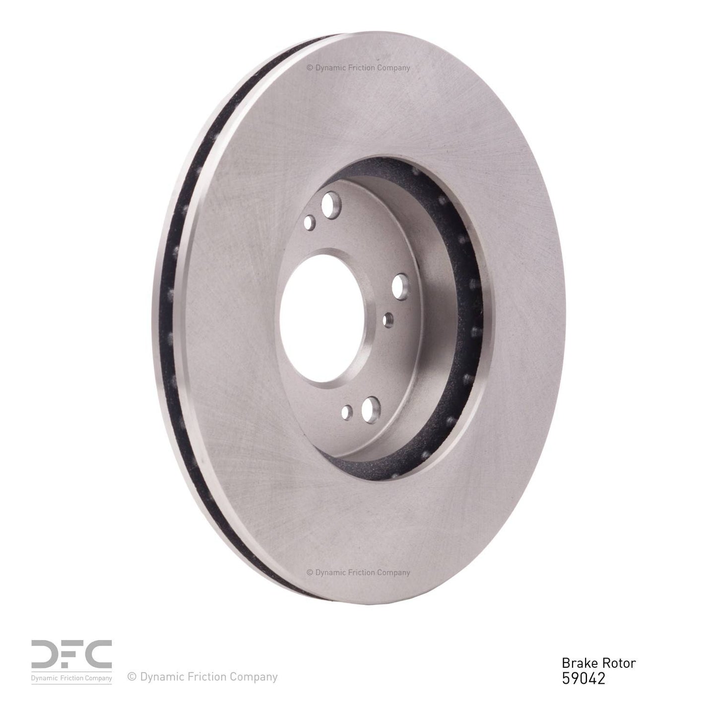 Right View of Front Disc Brake Rotor DYNAMIC 600-59042