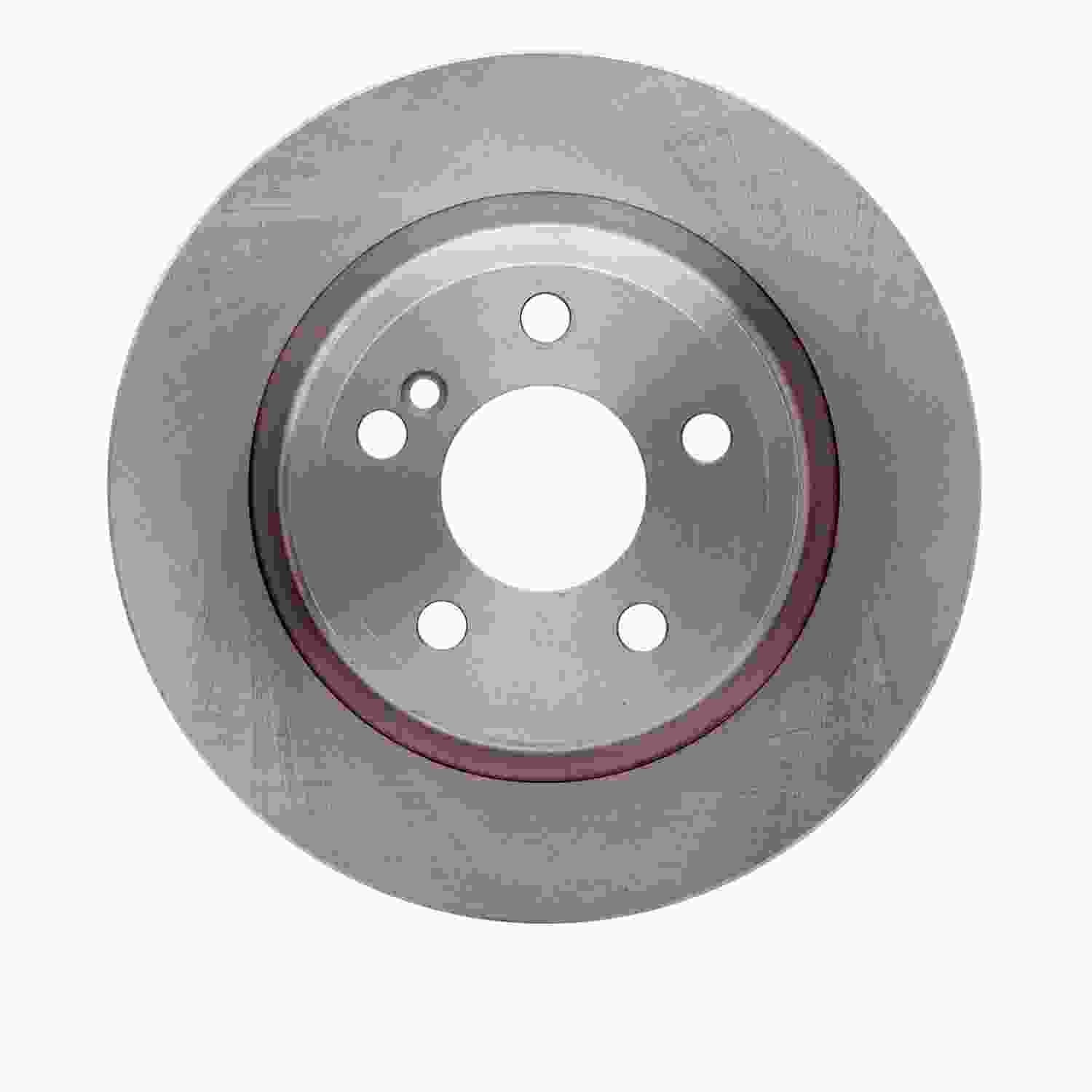 Front View of Rear Disc Brake Rotor DYNAMIC 600-63107