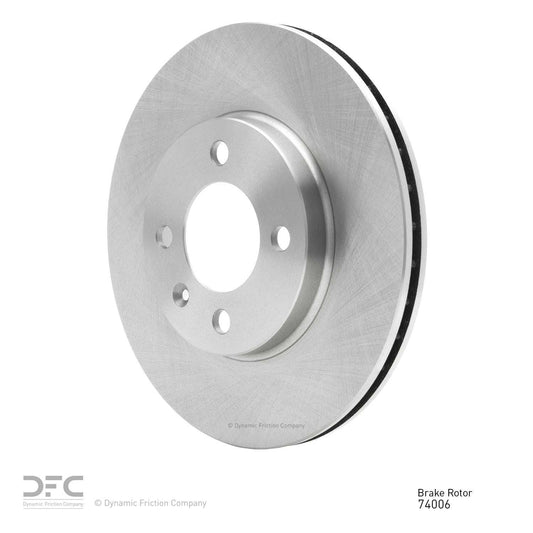 Angle View of Front Disc Brake Rotor DYNAMIC 600-74006