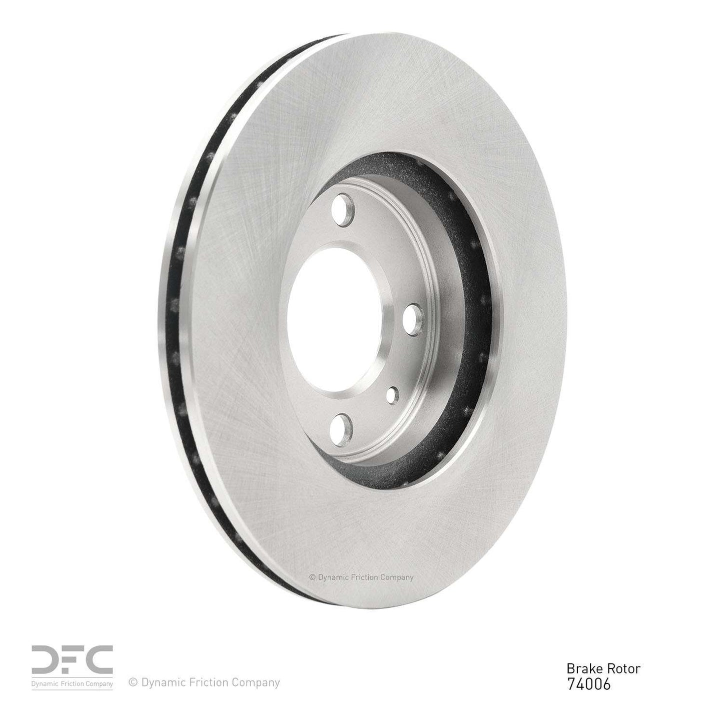 Right View of Front Disc Brake Rotor DYNAMIC 600-74006