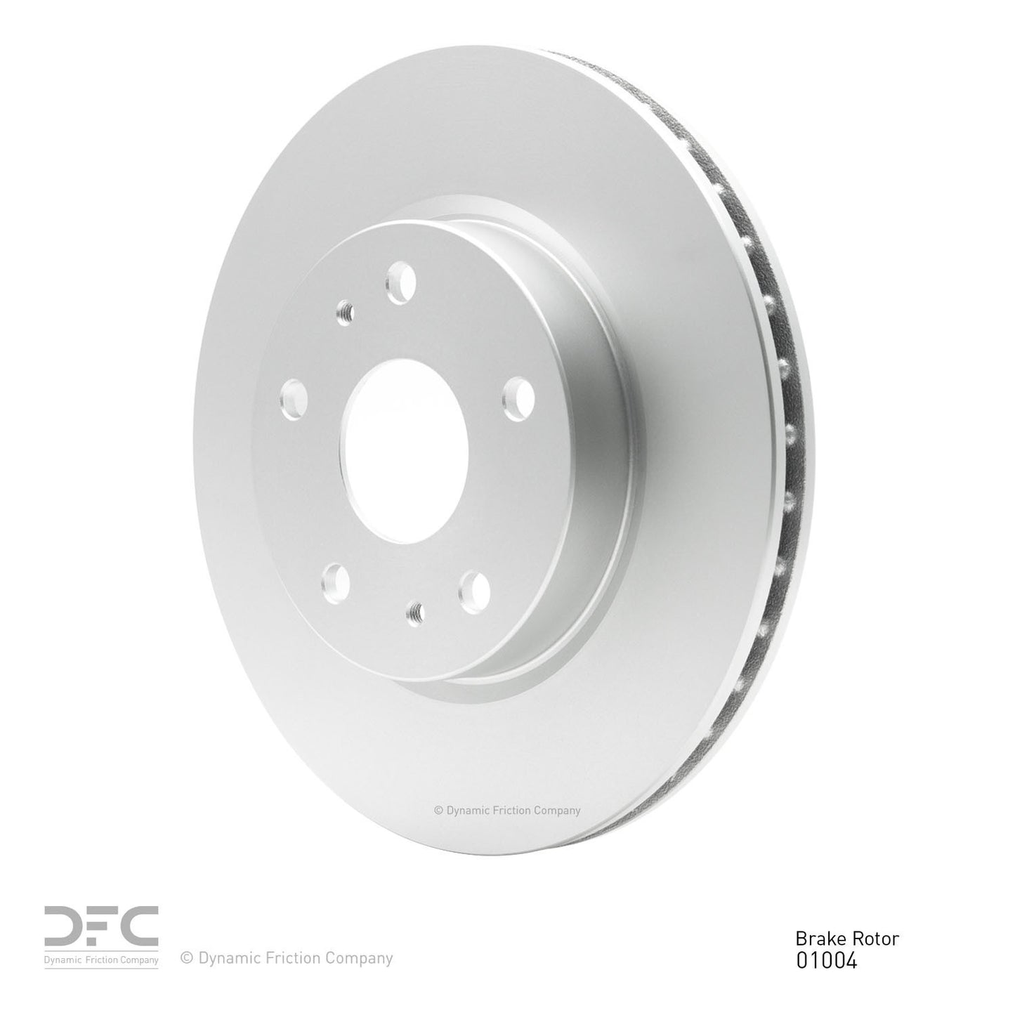 Angle View of Front Disc Brake Rotor DYNAMIC 604-01004