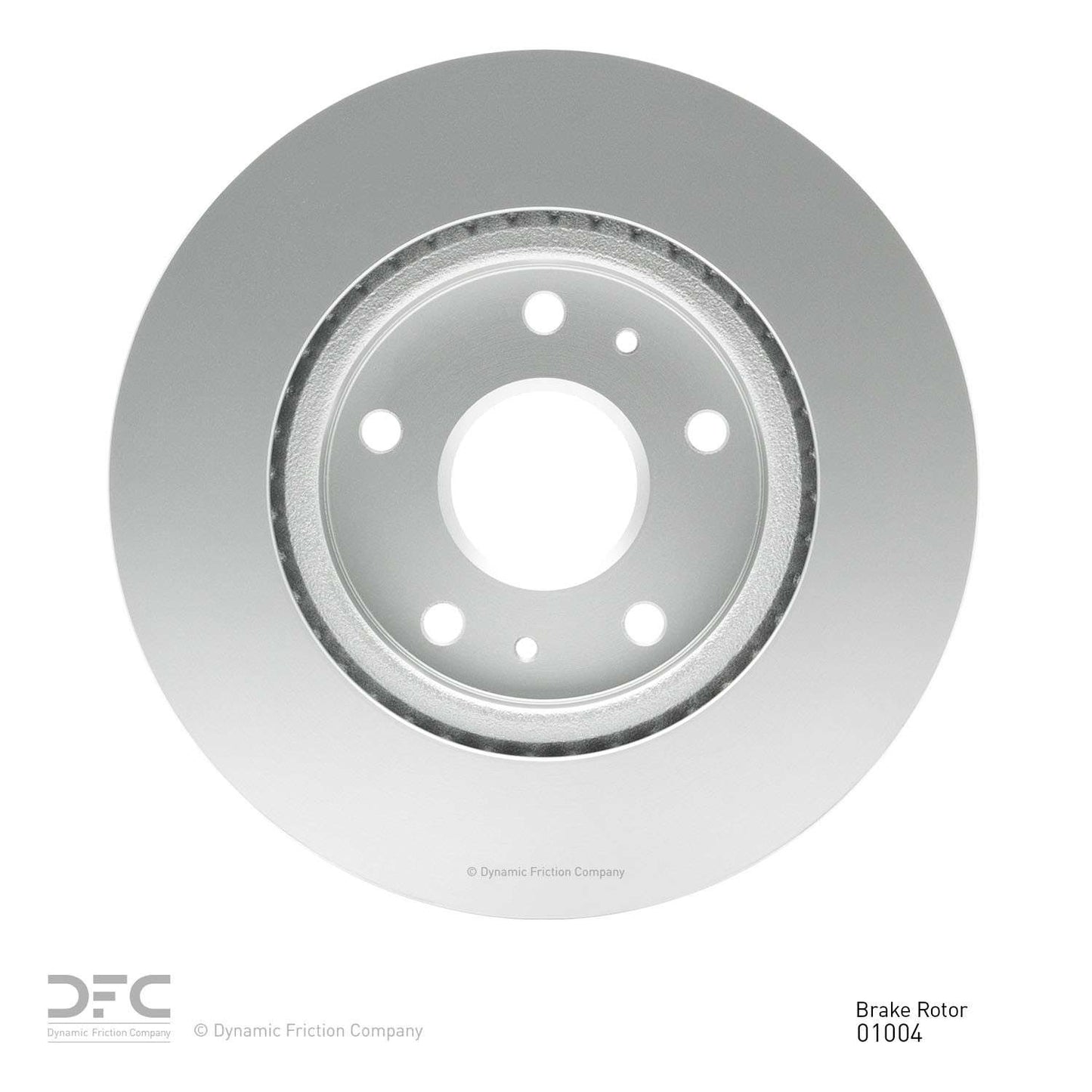 Back View of Front Disc Brake Rotor DYNAMIC 604-01004