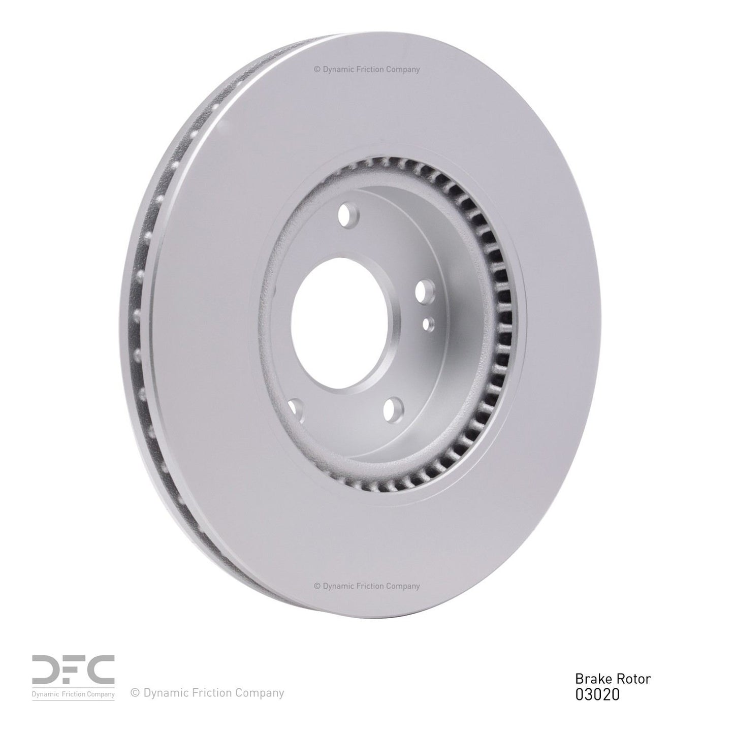 Right View of Front Disc Brake Rotor DYNAMIC 604-03020