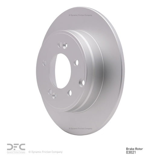 Angle View of Rear Disc Brake Rotor DYNAMIC 604-03021