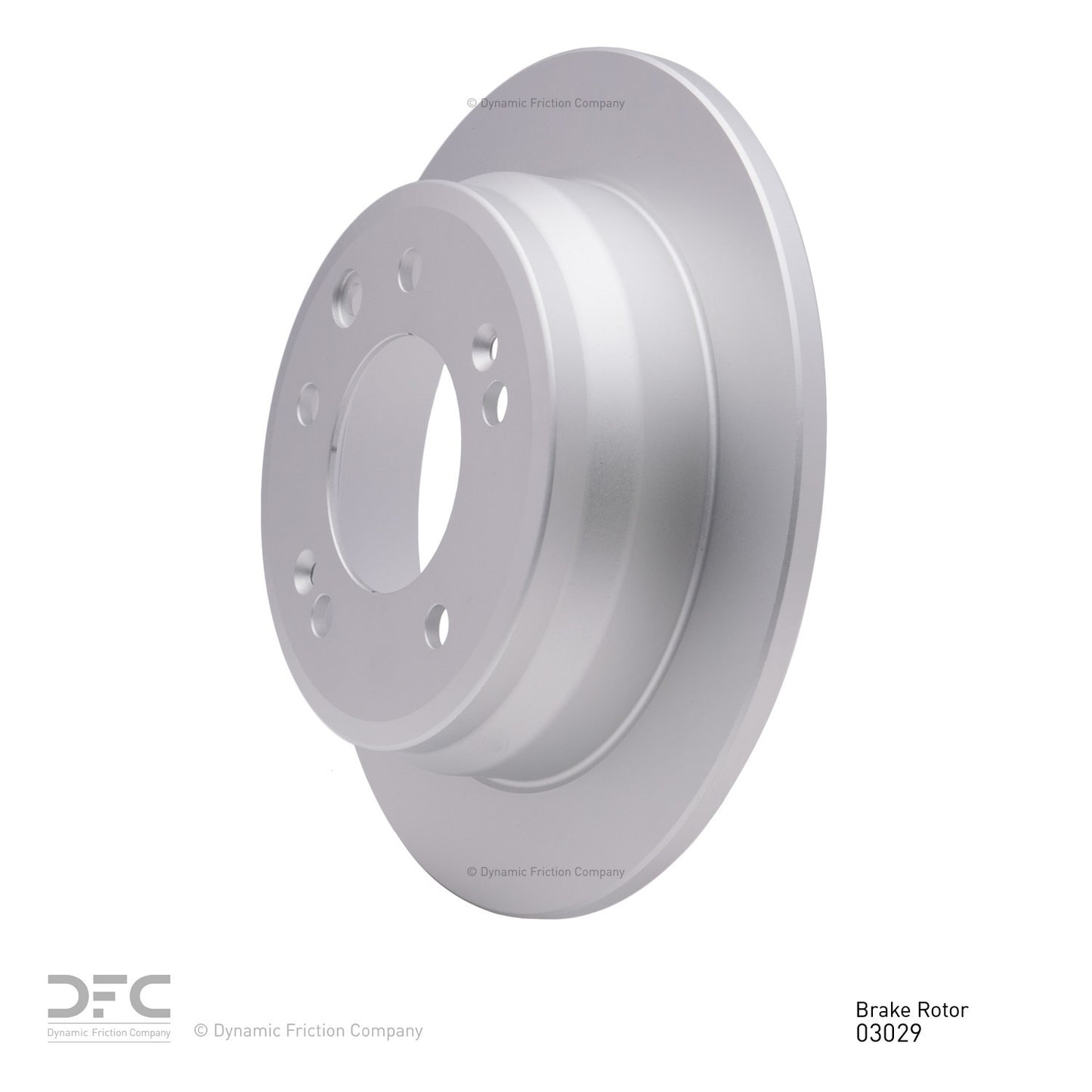 Angle View of Rear Disc Brake Rotor DYNAMIC 604-03029