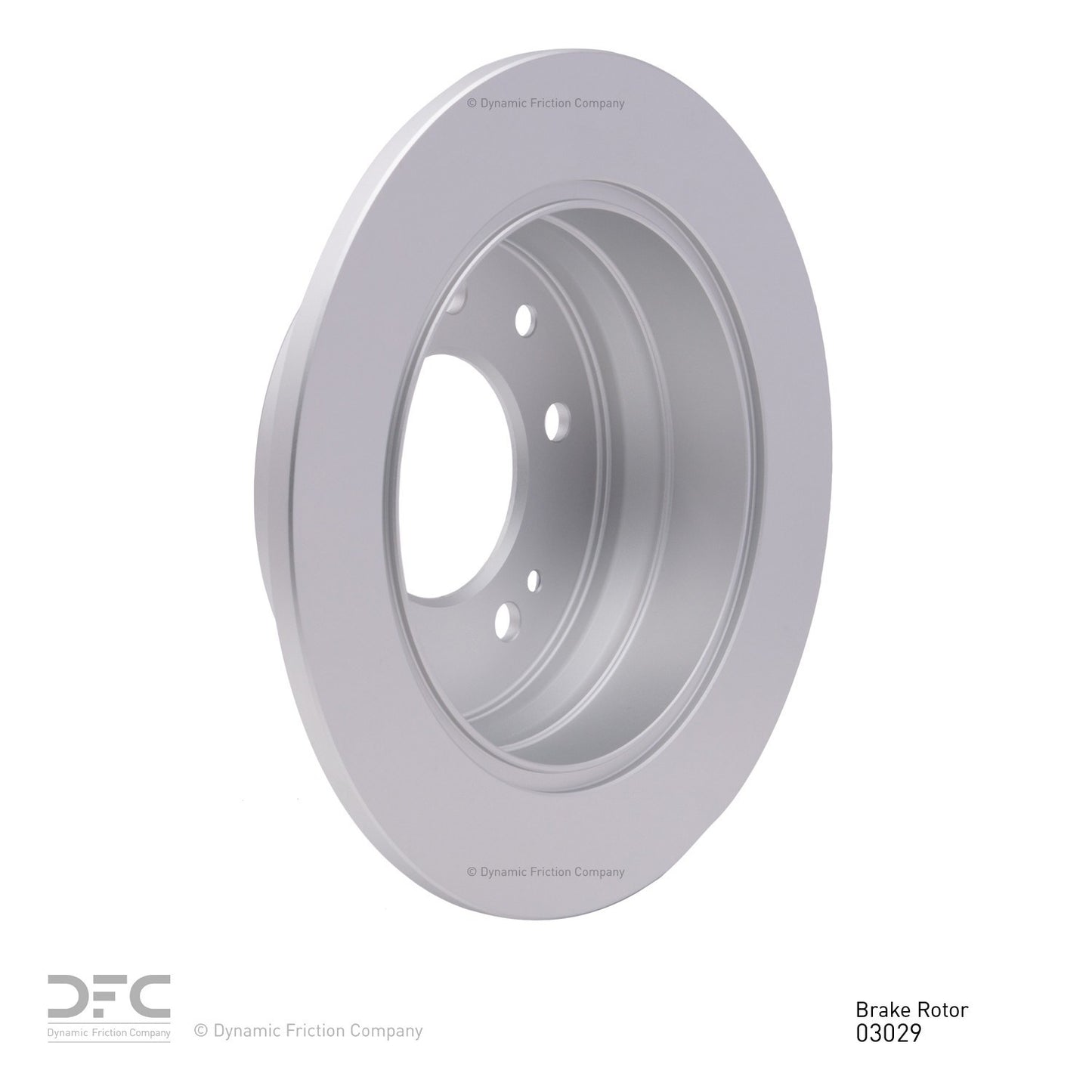 Right View of Rear Disc Brake Rotor DYNAMIC 604-03029