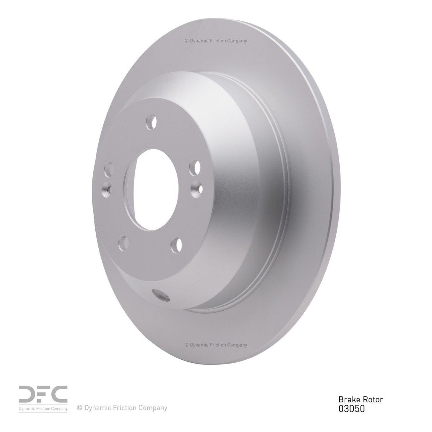 Angle View of Rear Disc Brake Rotor DYNAMIC 604-03050