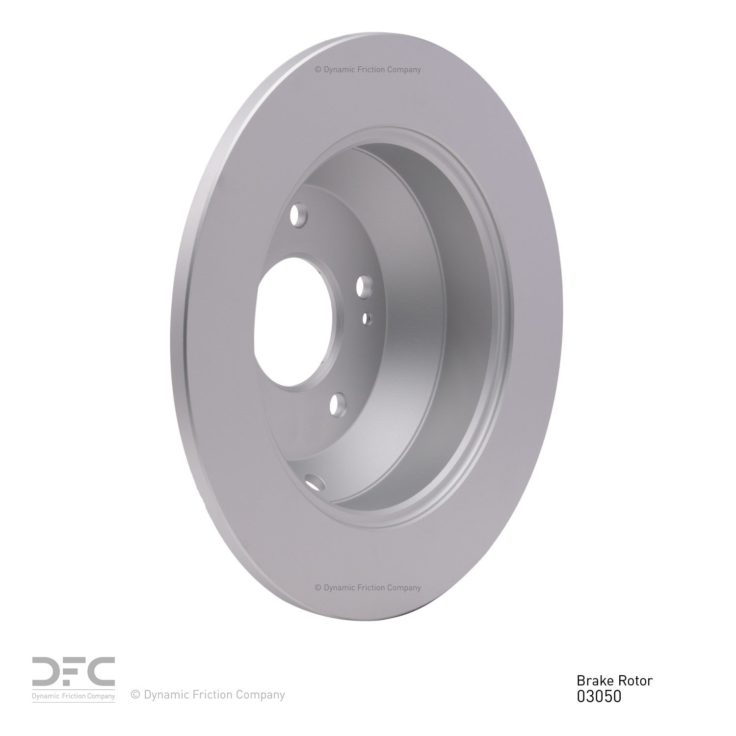 Right View of Rear Disc Brake Rotor DYNAMIC 604-03050